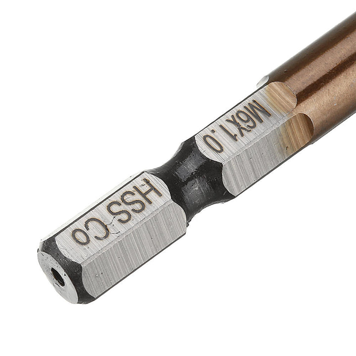 HSS Co M35 Cobalt Combination Drill Tap Bit M3-M10 Deburr Countersink Drill Bit Image 5