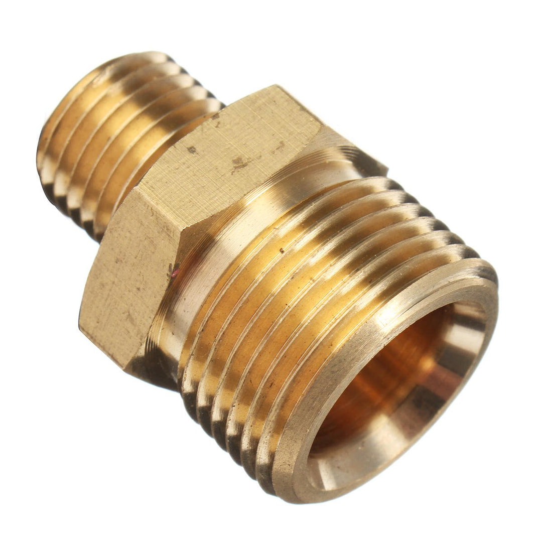 M22 Male to 1,4" Male Adapter Brass Pressure Washer Hose Quick Connect Coupling Fitting for Karcher Image 3