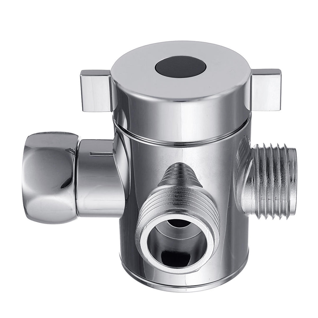 Multi-function 3 Way Shower Head Diverter Valve G1,2" Three Function Switch Adapter Valve Image 3