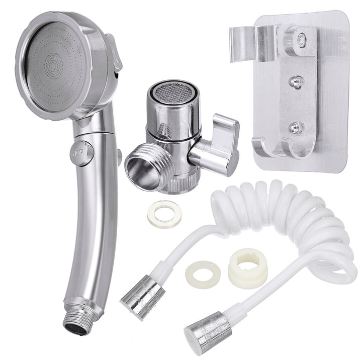 Upgrade Third Gear Handheld Water Saving Shower Head Faucet Extend Set High Pressure Image 1