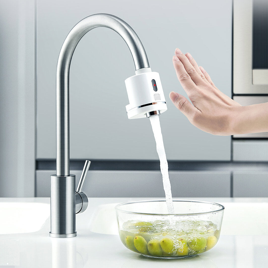 Automatic Sense Infrared Unplugged Induction Touchless Water Saver Device For Kitchen Bathroom Sink Faucet Image 3