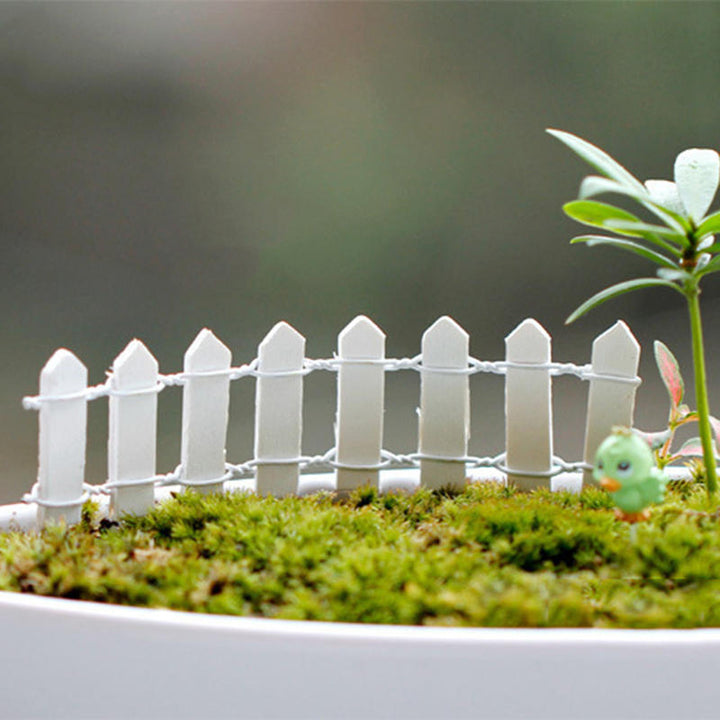 Miniature Small Wood Fence DIY Fairy Garden Micro Dollhouse Plant Pot Decorations Bonsai Terrarium Ornament Image 7