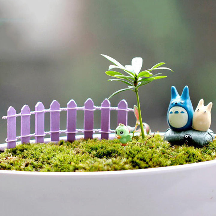 Miniature Small Wood Fence DIY Fairy Garden Micro Dollhouse Plant Pot Decorations Bonsai Terrarium Ornament Image 9