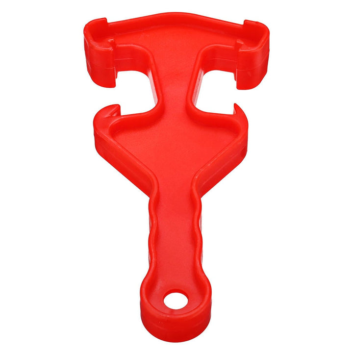 Pail Opener Double-end Plastic Bucket Paint Barrel Can Lid Opener Wrench Tool Red Image 8