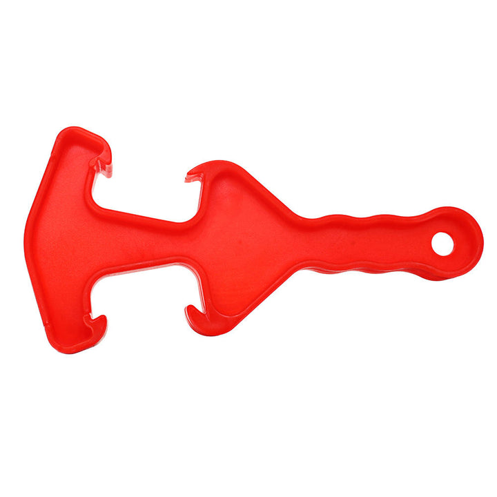 Pail Opener Double-end Plastic Bucket Paint Barrel Can Lid Opener Wrench Tool Red Image 9