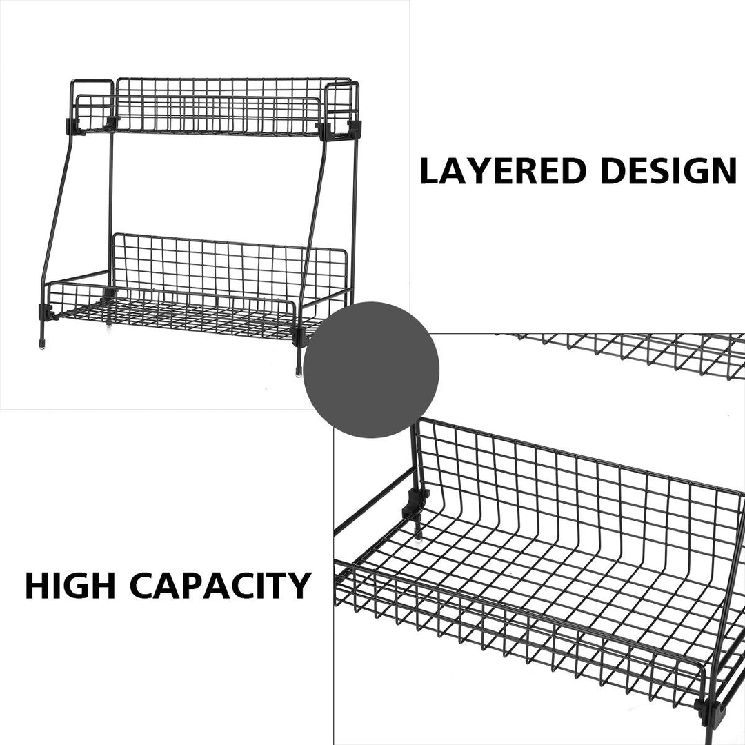 Multi-functional Makeup Rack Storage Box Kitchen Dormitory With Multi-layer Book Desktop Racks Image 2