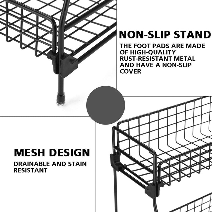 Multi-functional Makeup Rack Storage Box Kitchen Dormitory With Multi-layer Book Desktop Racks Image 3