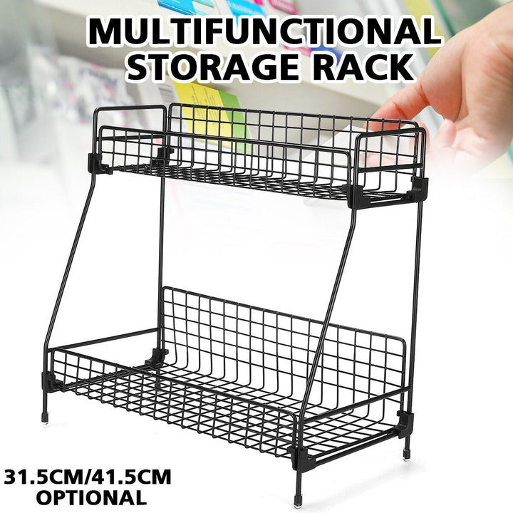 Multi-functional Makeup Rack Storage Box Kitchen Dormitory With Multi-layer Book Desktop Racks Image 6