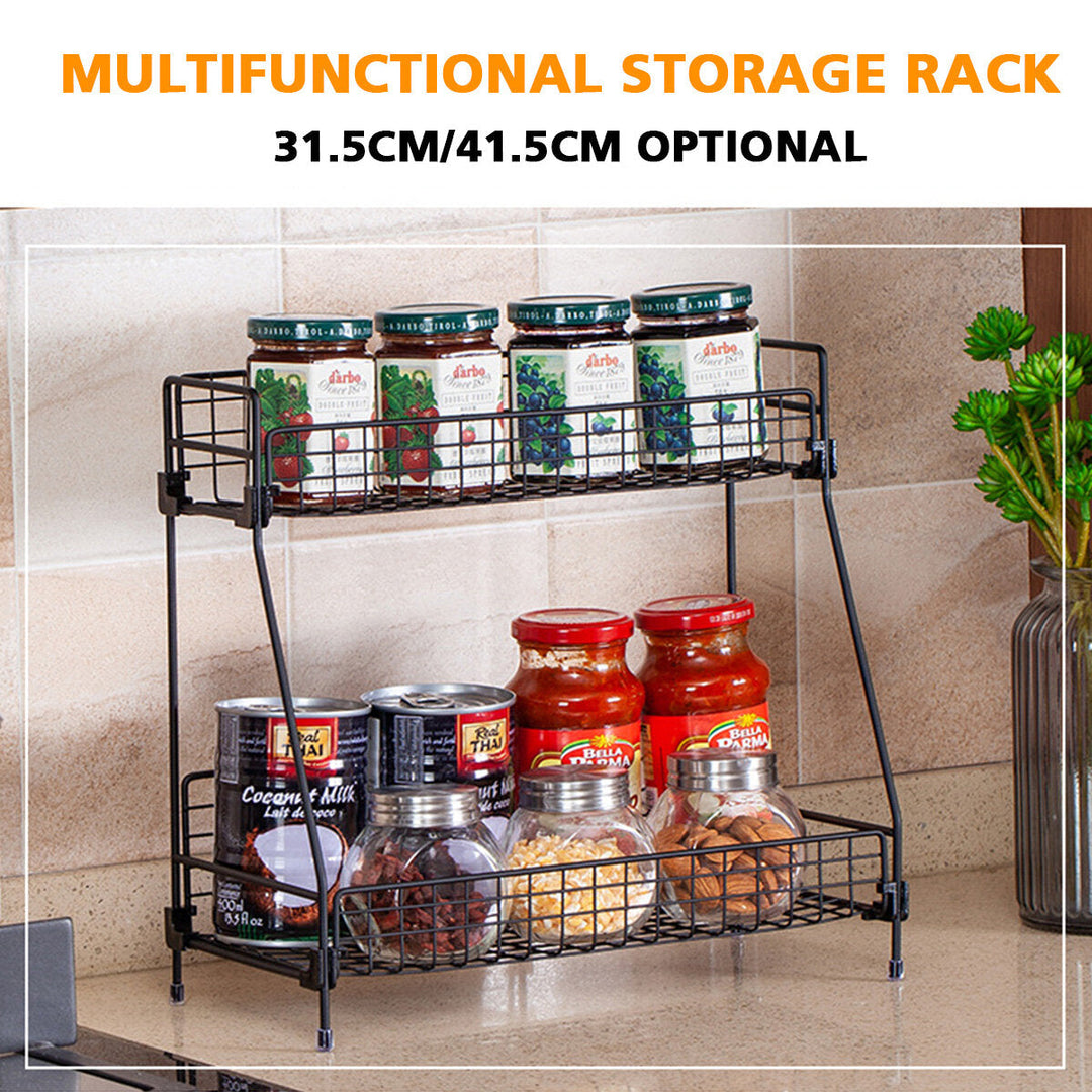 Multi-functional Makeup Rack Storage Box Kitchen Dormitory With Multi-layer Book Desktop Racks Image 8