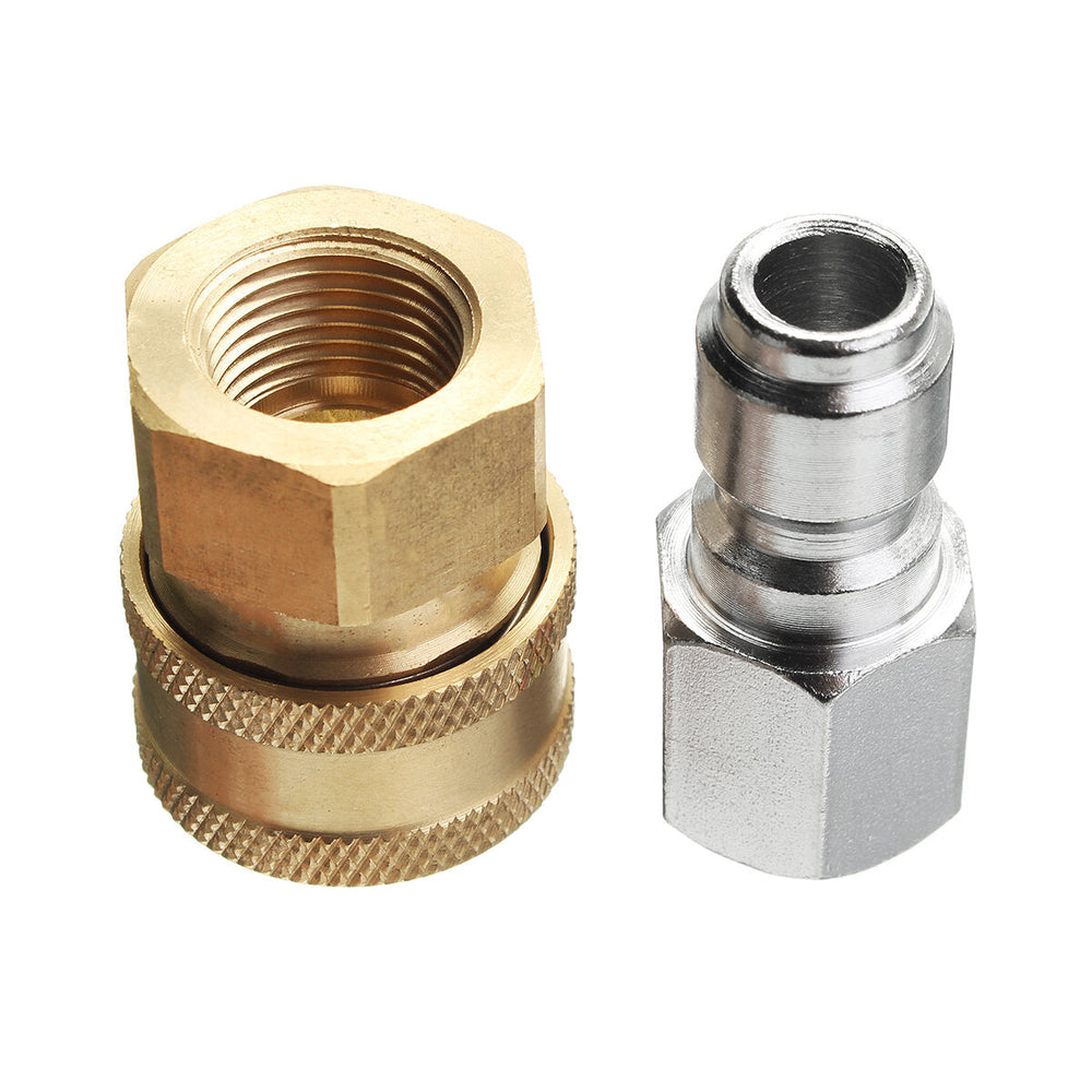 Pressure Washer Quick Release Adapter 3,8 Inch 14.8mm Coupling Connector Set Image 2