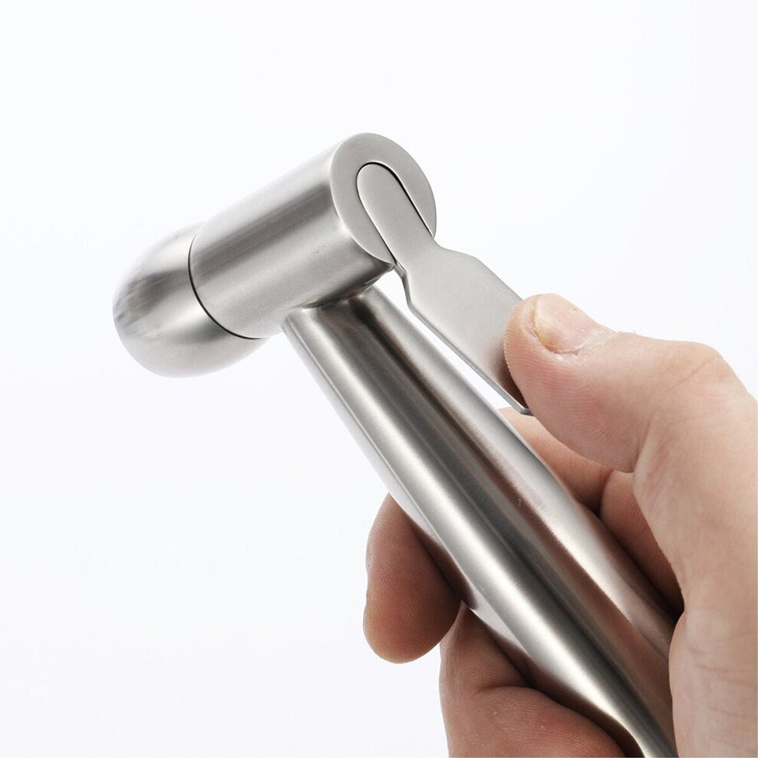 Portable Toilet Bidet Sprayer Stainless Steel Hand Held Shattaf Bathroom Shower Head Tool Image 3