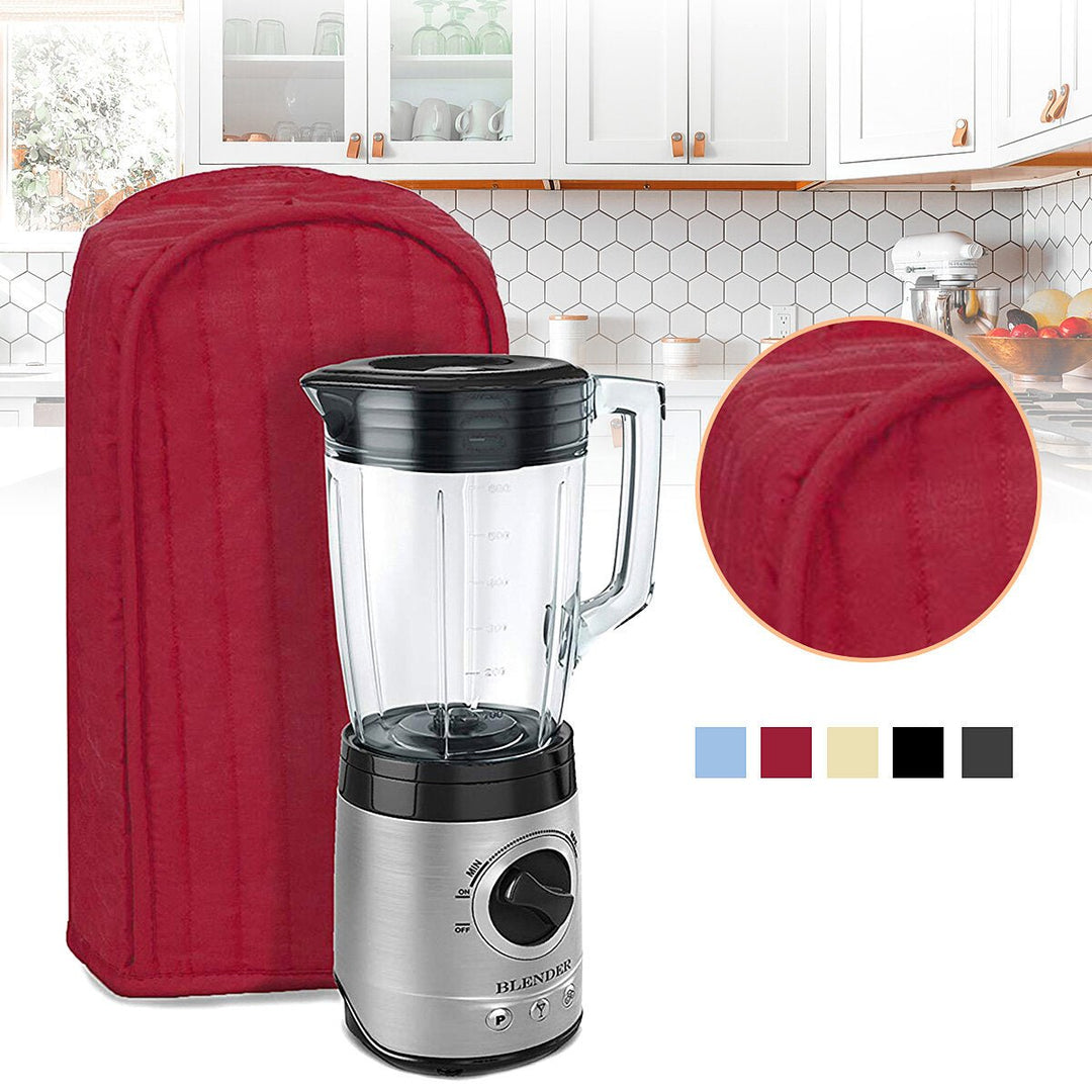 Quilted Polyester Kitchen Blender Appliance Cover Dust-proof Protection Case Bag Image 1