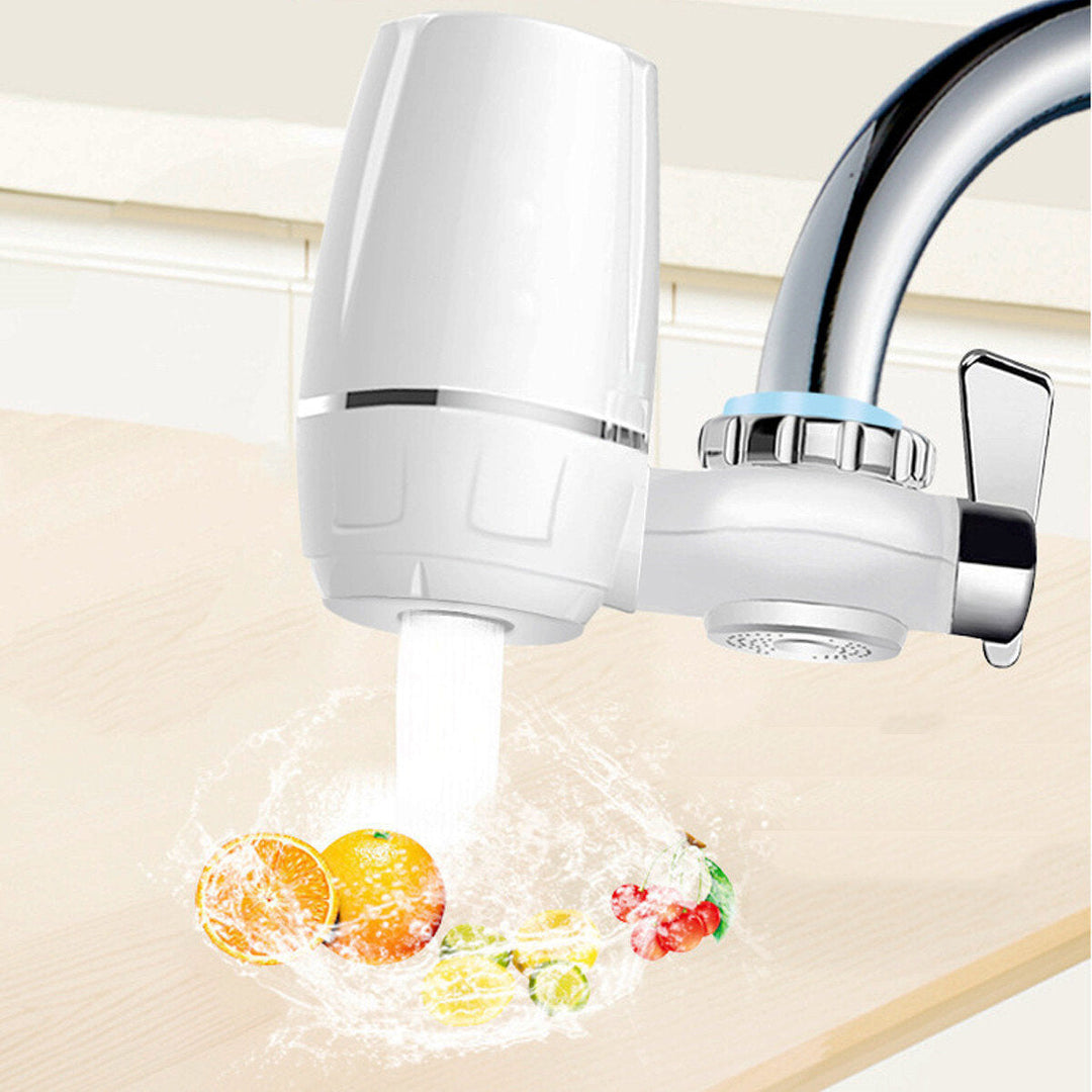 Reusable Kitchen Sink Faucet Water Filter Mount Filtration Tap Purifier Cleaner Image 2