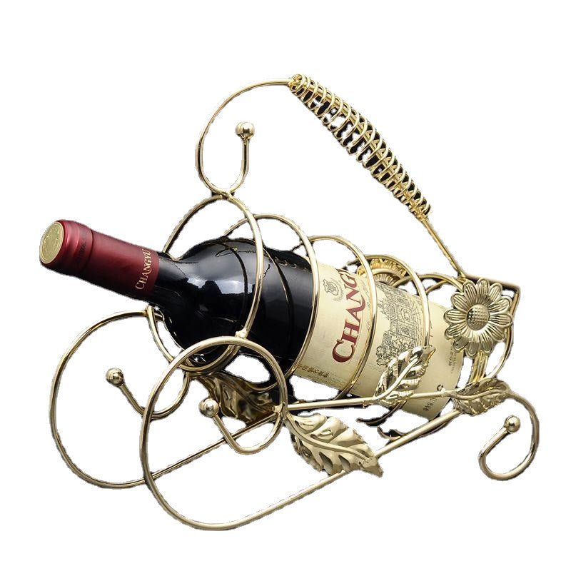 Retro Wine Champange Bottle Rack Holder Wine Accessaries Home Decoration Image 1