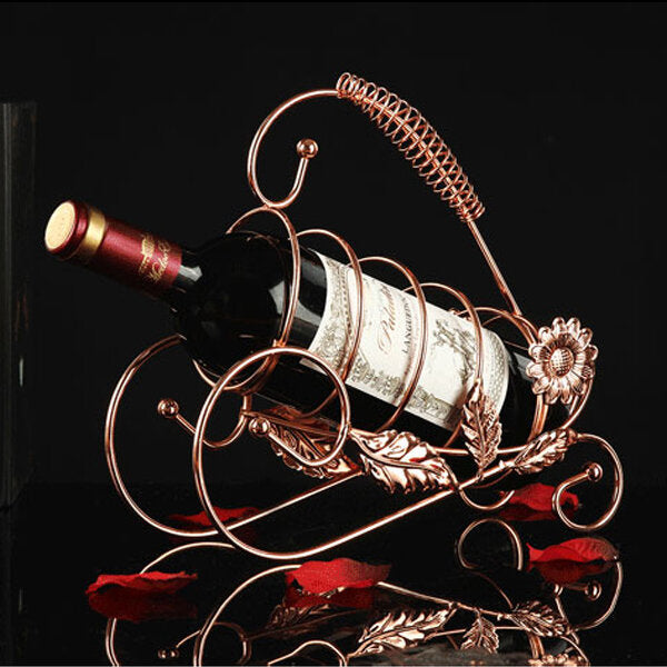 Retro Wine Champange Bottle Rack Holder Wine Accessaries Home Decoration Image 4