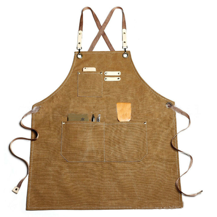 Sleeveless Apron Waterproof Woodworking Anti-fouling Polyester Apron For DIY Woodworking Enthusiast Image 1