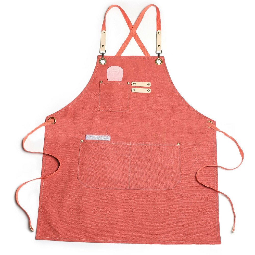 Sleeveless Apron Waterproof Woodworking Anti-fouling Polyester Apron For DIY Woodworking Enthusiast Image 1