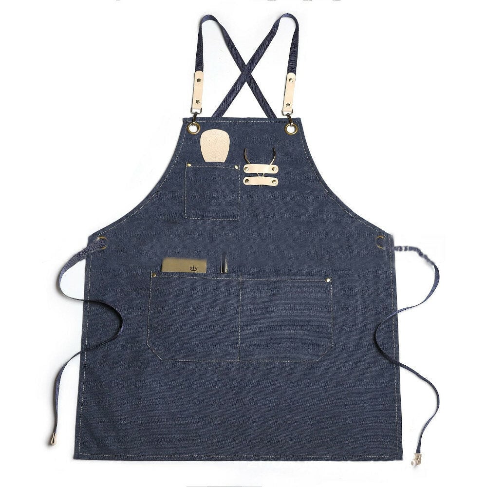 Sleeveless Apron Waterproof Woodworking Anti-fouling Polyester Apron For DIY Woodworking Enthusiast Image 1