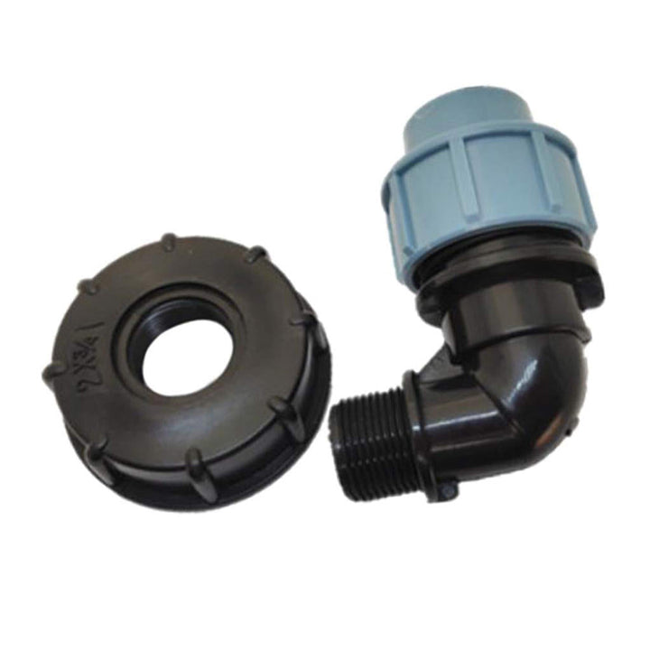 Ton Barrel Water Tank Valve Connector 20,25,32mm Elbow Outlet Adapter Barrels Fitting Parts Image 3