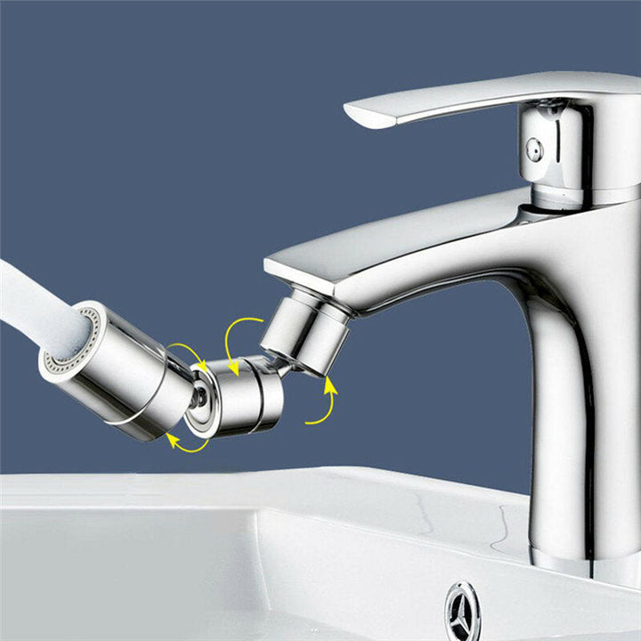 Universal Faucet Areator 1080 Degree Swivel Extender Splash Filter Image 3