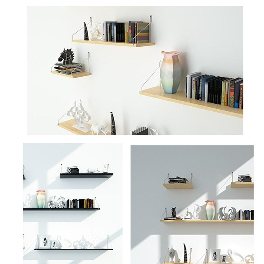 Wall-Mounted Wall Shelf Storage Display Rack Bookshelf Wall Home Decoration Image 1