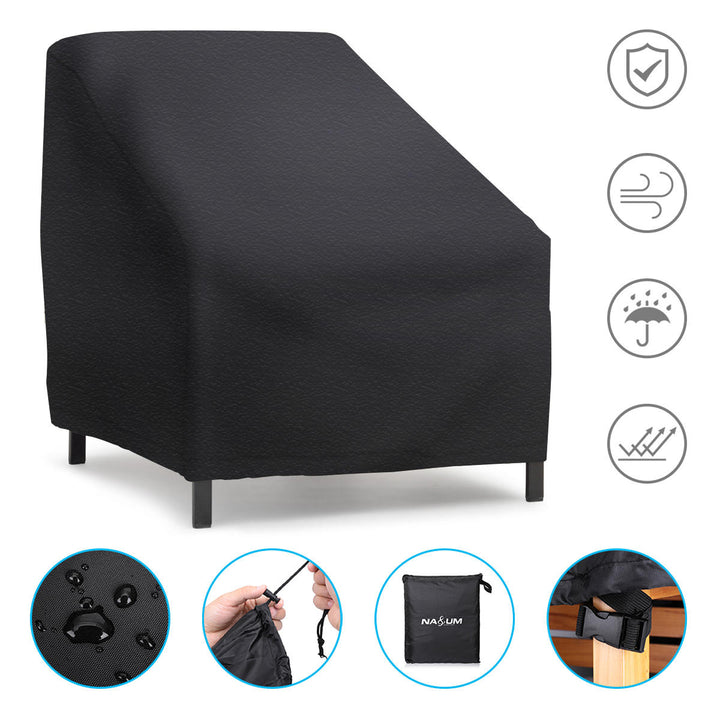 Waterproof Outdoor Chair Sofa Covers High-density Nylon Oxford Furniture Protection Case Image 1