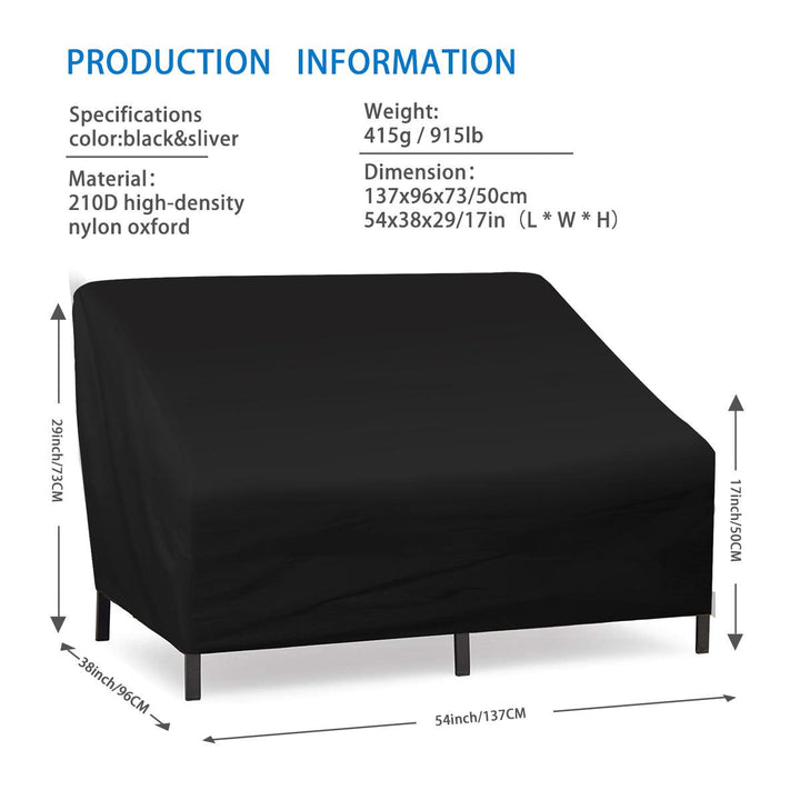 Waterproof Outdoor Chair Sofa Covers High-density Nylon Oxford Furniture Protection Case Image 6