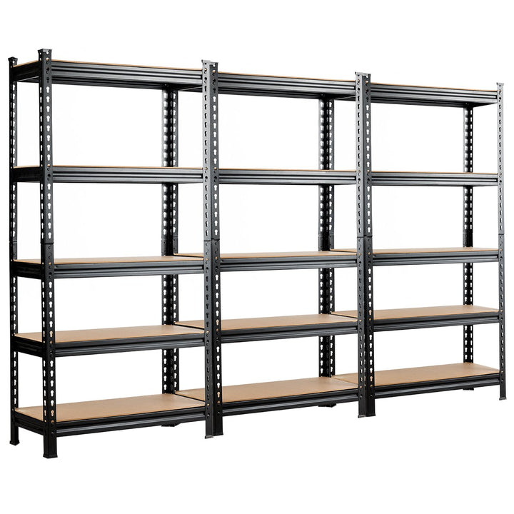 Costway 2/3/4 PCS 5-Tier Metal Shelves 60 Garage Rack Adjustable Image 1