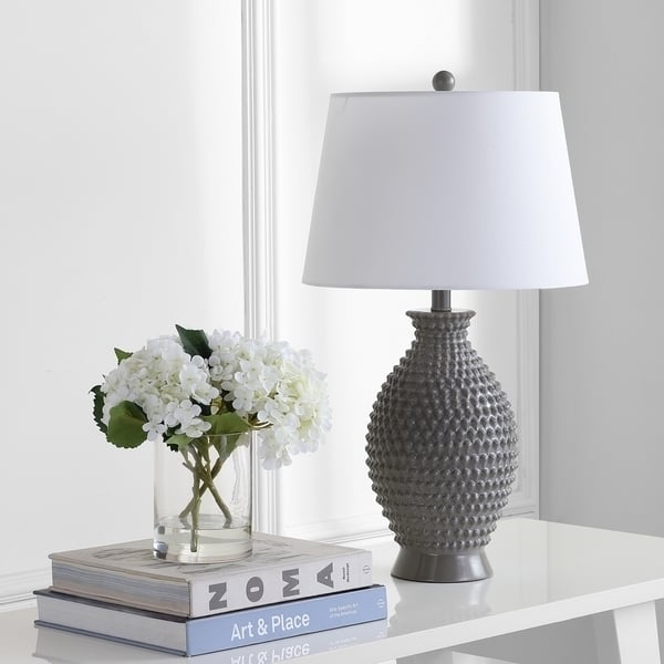 SAFAVIEH Lighting Rosten Table Lamp Grey Image 3