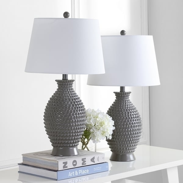 SAFAVIEH Lighting Rosten Table Lamp Grey Image 6