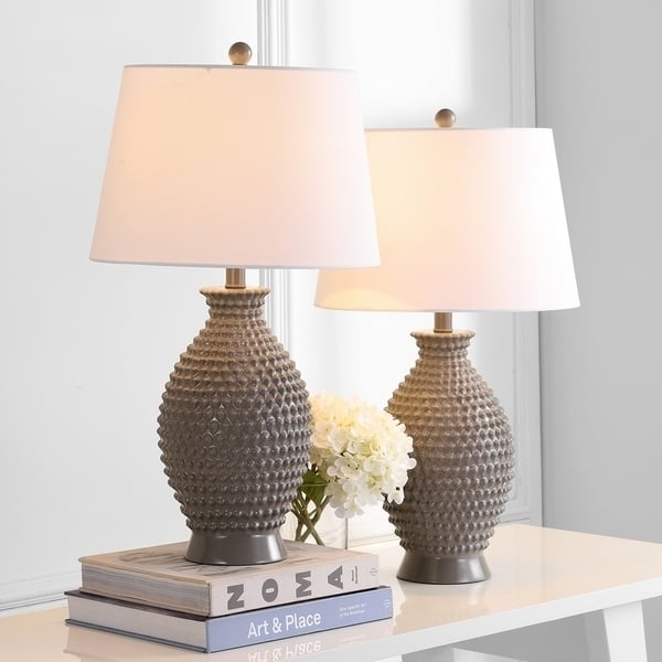 SAFAVIEH Lighting Rosten Table Lamp Grey Image 7