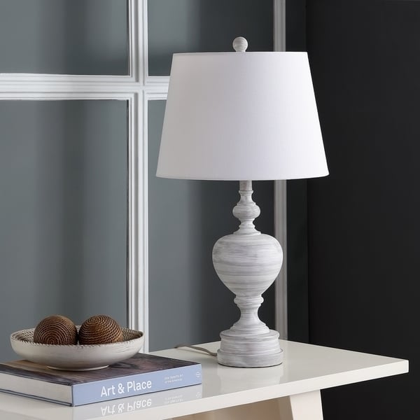 SAFAVIEH Lighting Alban Table Lamp White Image 2