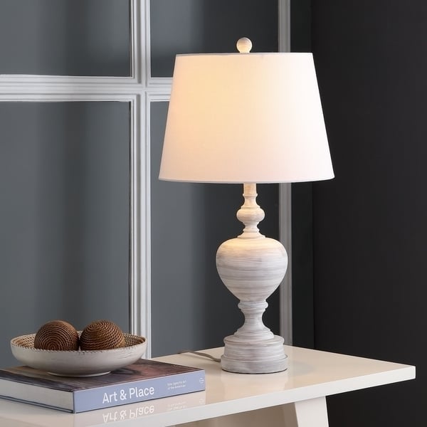 SAFAVIEH Lighting Alban Table Lamp White Image 4