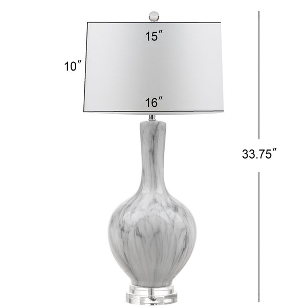 SAFAVIEH Lighting Griffith Table Lamp Charcoal Image 1