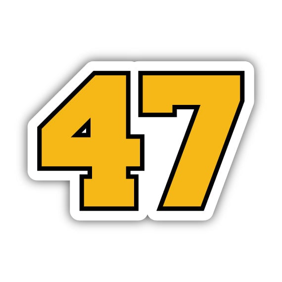 47 3" Wide Decal Image 1