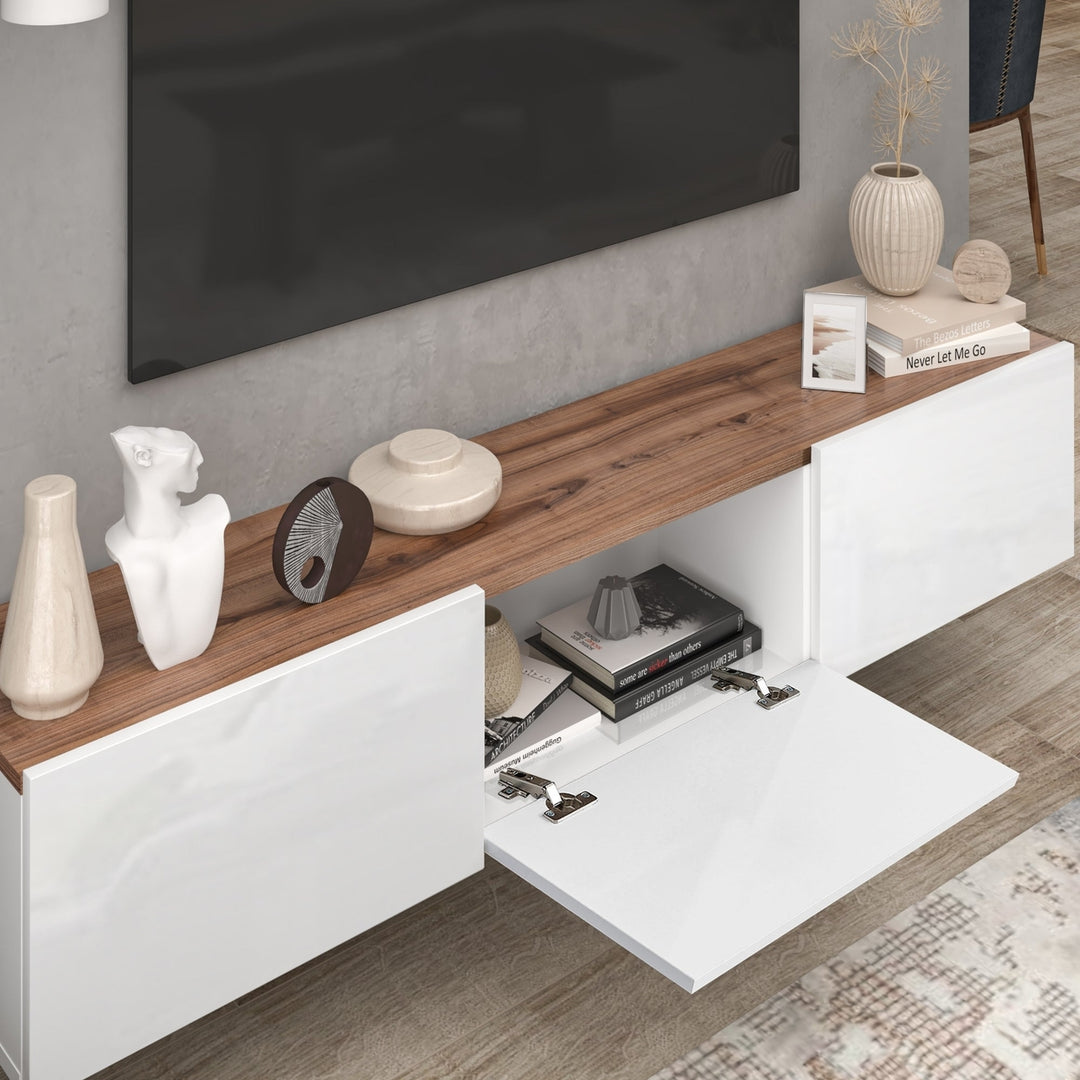 Atelier Mobili Floating TV Stand, Floating Entertainment Center, Floating TV Console, Floating Media Console, TV Stands Image 3