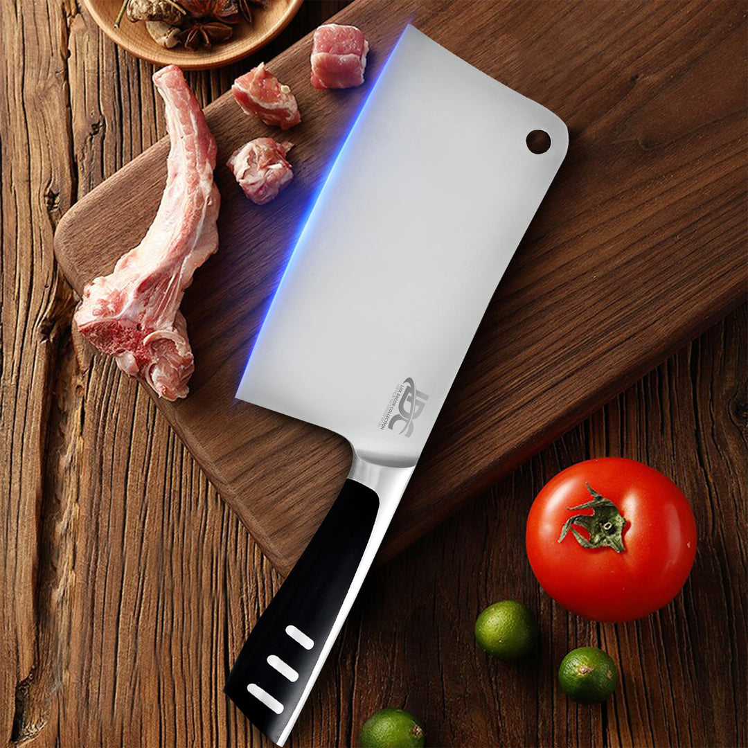 7-Inch Stainless Steel Meat Cleaver Butchers Knife Image 8