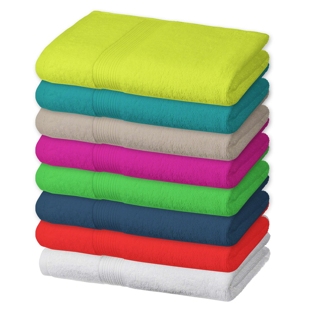 100% Cotton Bath Towels Set 54x27 Super Absorbent Soft Hotel Quality 4 Pack Image 1