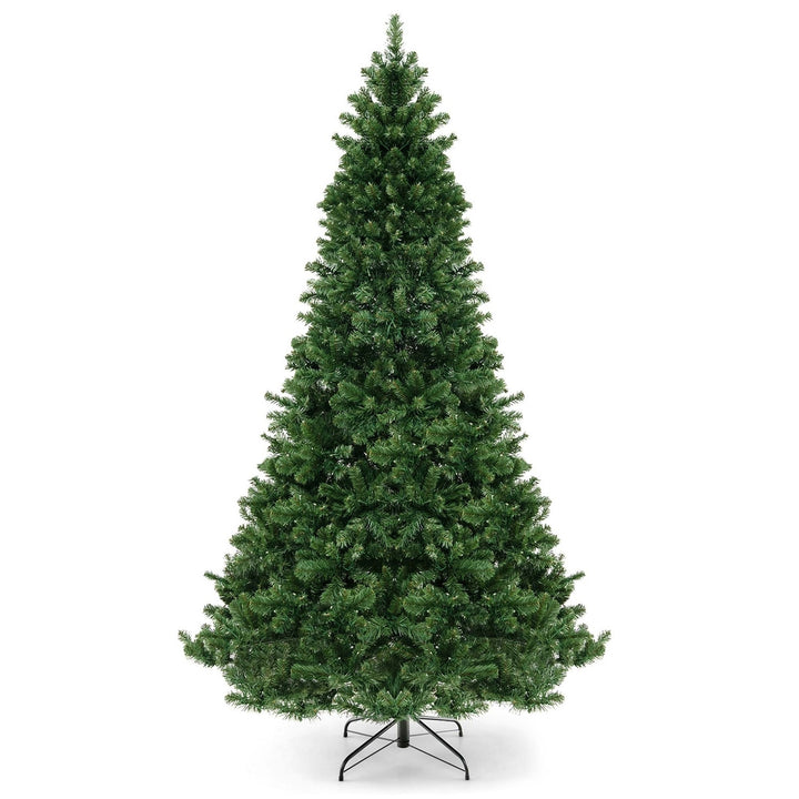 Pre-Lit PVC Christmas Tree 8Ft Spruce Hinged 880 LED Lights Image 10