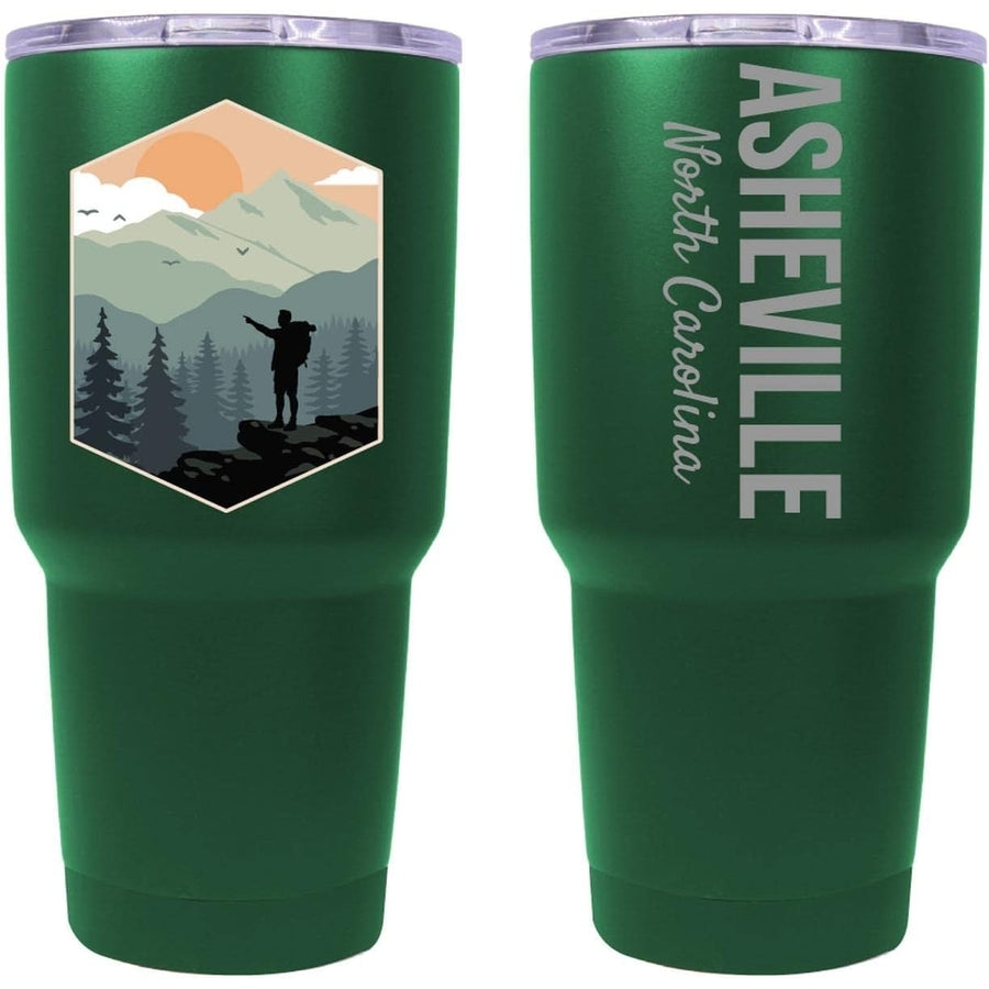 Asheville North Carolina Souvenir 24 Oz Insulated Stainless Steel Tumbler Image 1