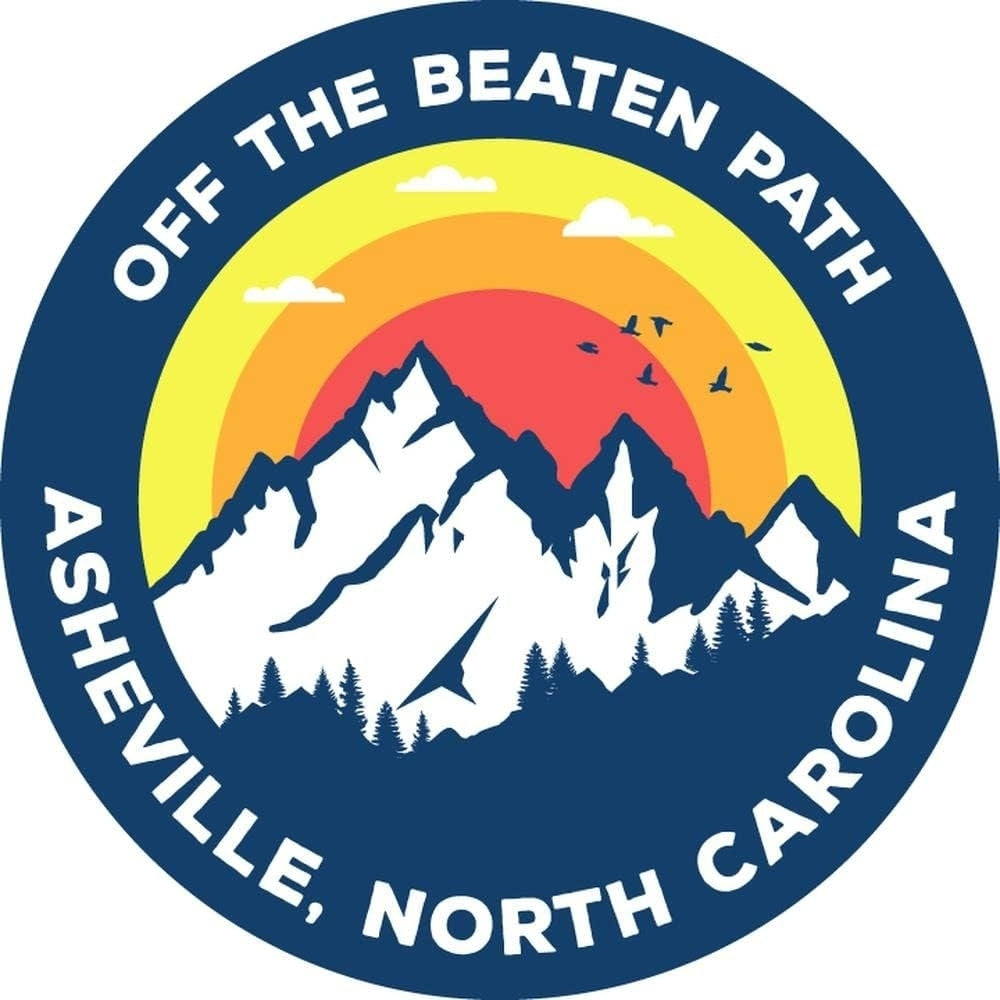 Asheville North Carolina Vinyl Decal Sticker Path Design Image 1