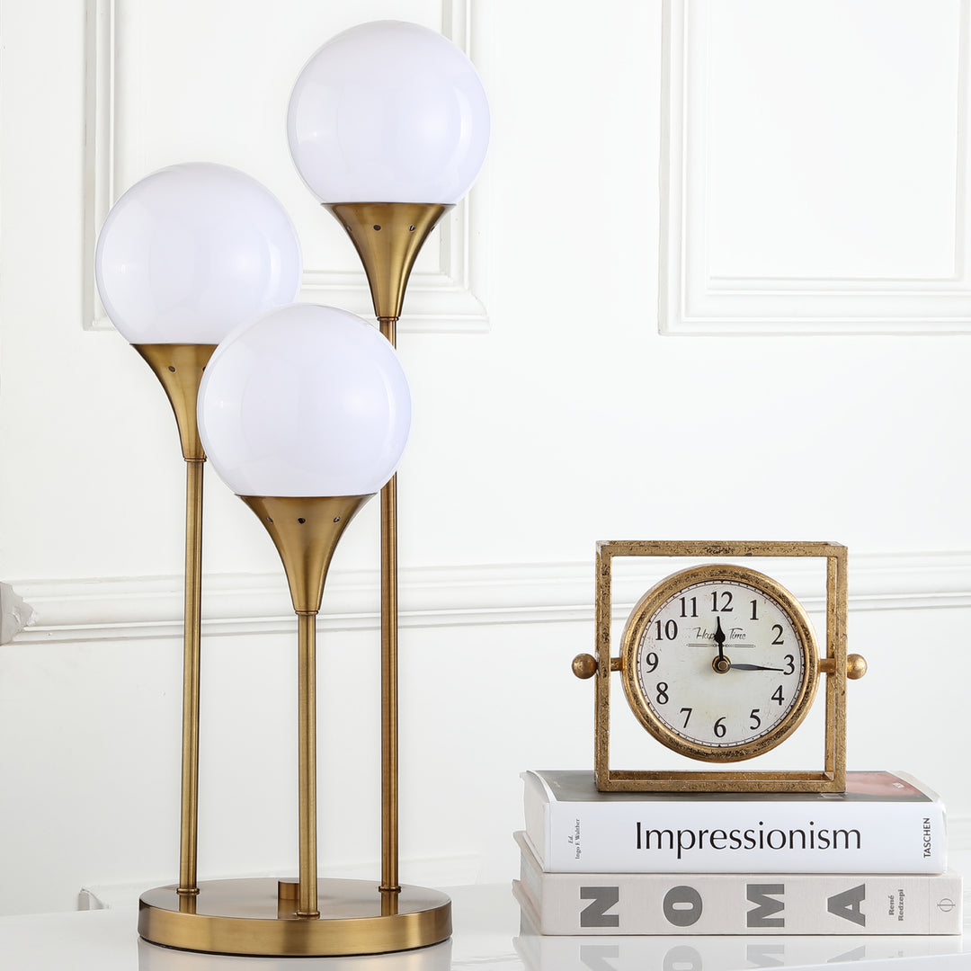 SAFAVIEH Marzio Table Lamp  Brass Image 2