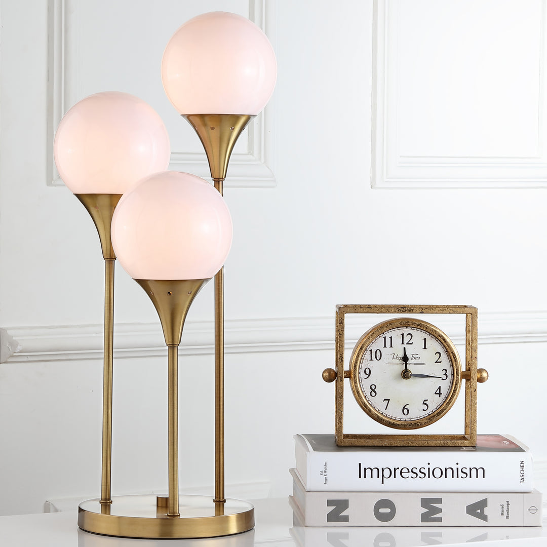 SAFAVIEH Marzio Table Lamp  Brass Image 3