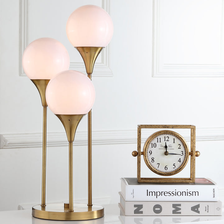 SAFAVIEH Marzio Table Lamp  Brass Image 3