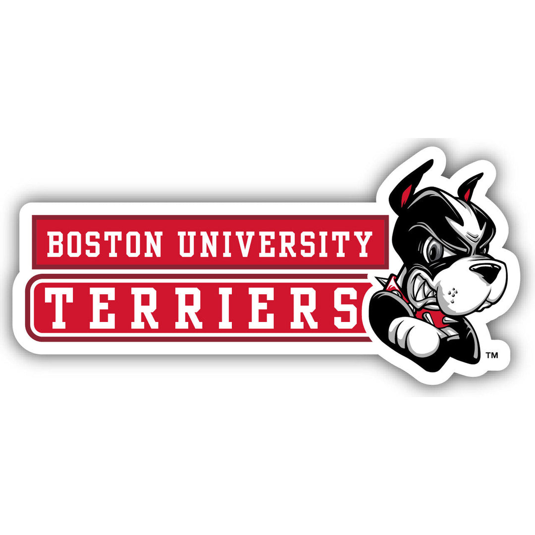 Boston Terriers 4-Inch Wide NCAA Durable School Spirit Vinyl Decal Sticker Image 1