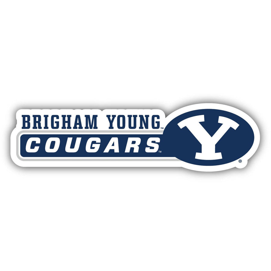 Brigham Young Cougars 4-Inch Wide NCAA Durable School Spirit Vinyl Decal Sticker Image 1