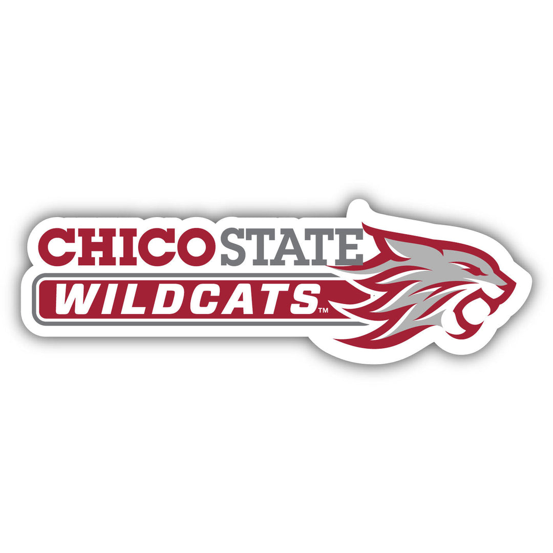 California State University, Chico 4-Inch Wide NCAA Durable School Spirit Vinyl Decal Sticker Image 1