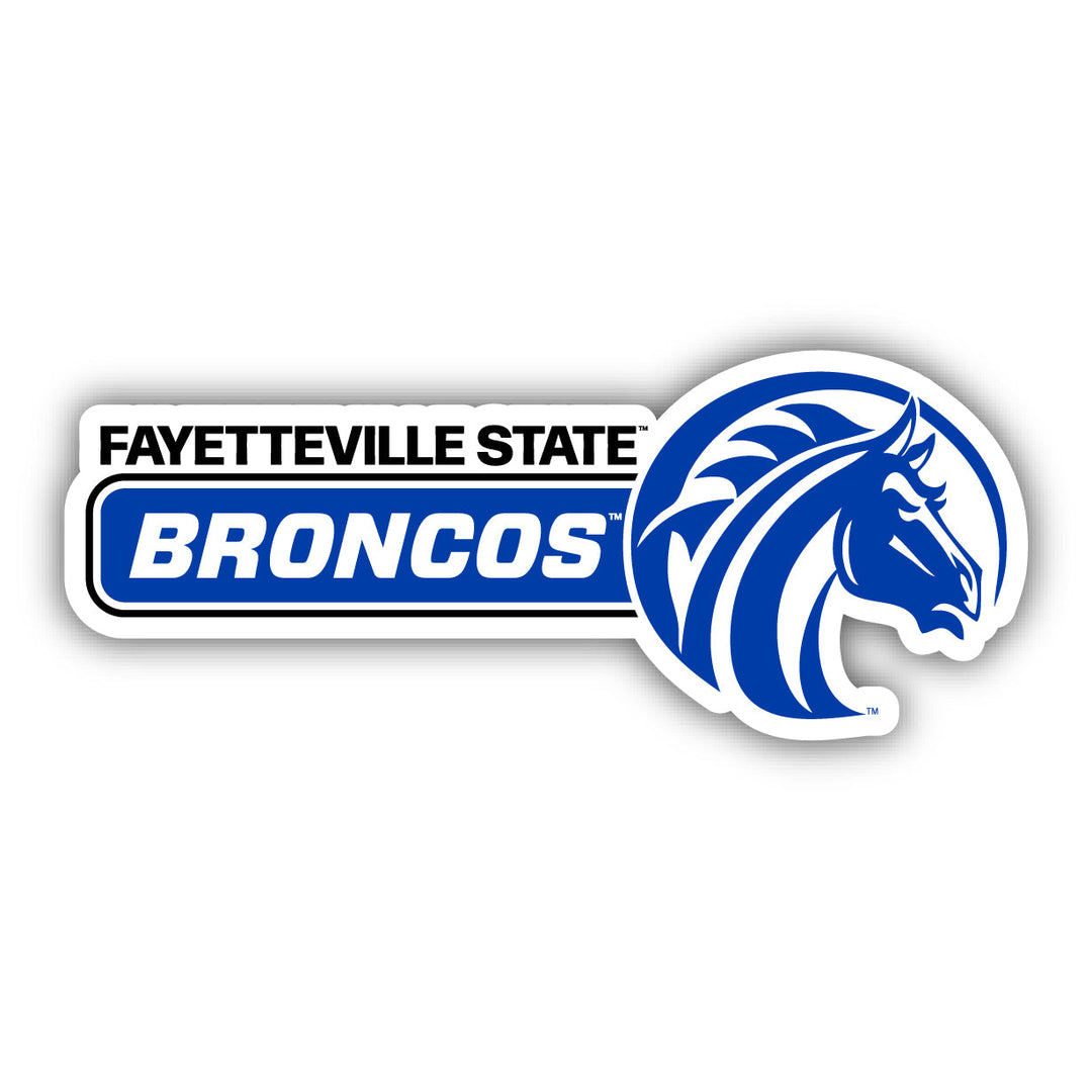 Fayetteville State University 4-Inch Wide NCAA Durable School Spirit Vinyl Decal Sticker Image 1