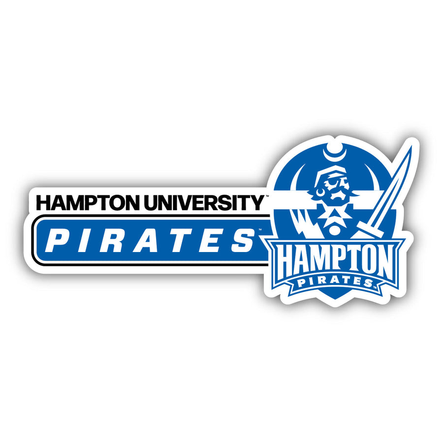 Hampton University 4-Inch Wide NCAA Durable School Spirit Vinyl Decal Sticker Image 1