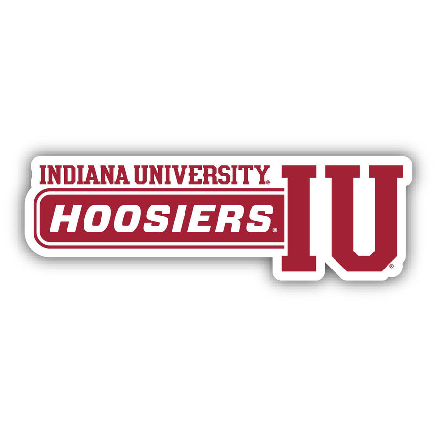 Indiana Hoosiers 4-Inch Wide NCAA Durable School Spirit Vinyl Decal Sticker Image 1